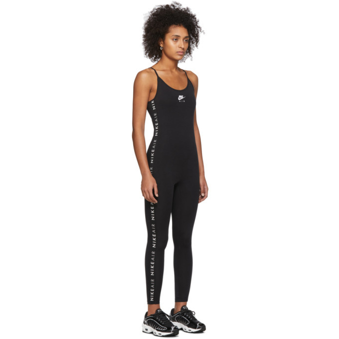 nike air black unitard jumpsuit