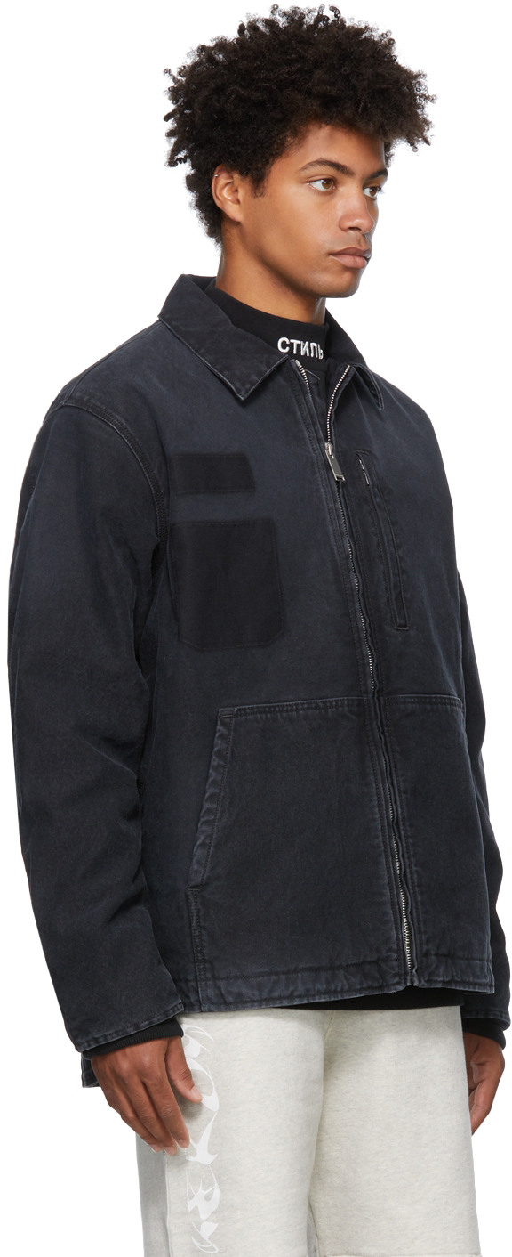 Heron Preston Canvas Zip Jacket Heron 