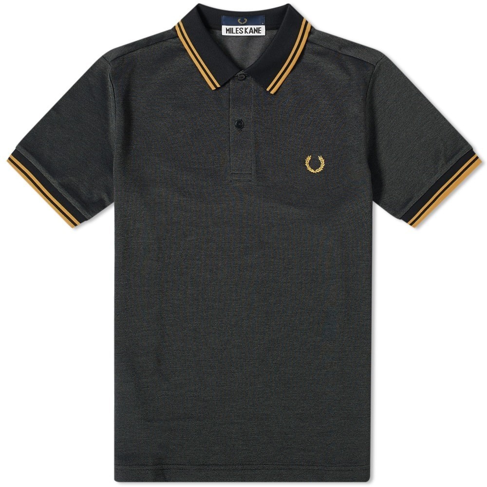 Fred Perry x Miles Kane Two Tone Polo Shirt Fred Perry Laurel Wreath