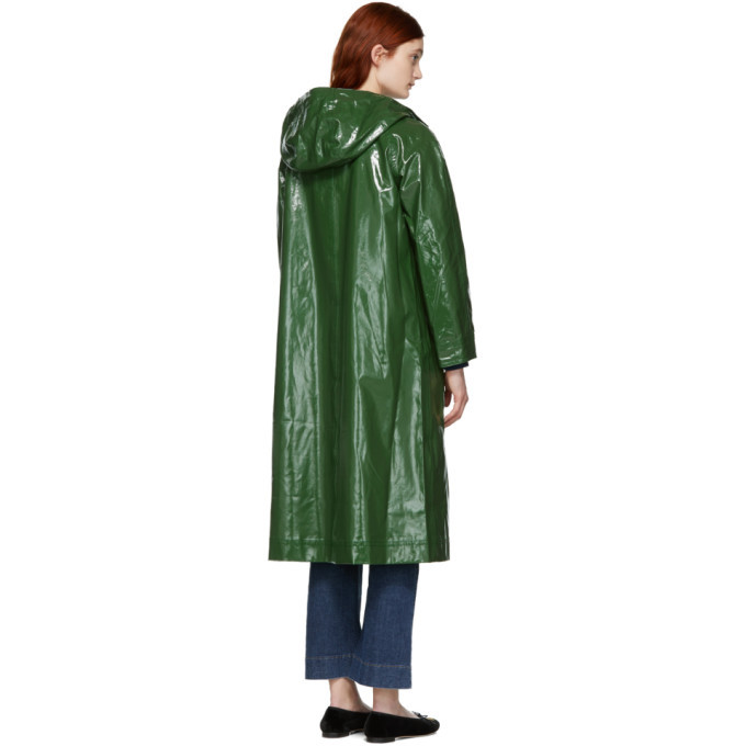 Alexachung Green Hooded Rain Coat Alexachung