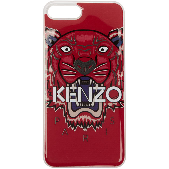 Het hotel Validatie alias Kenzo Red 3D Tiger iPhone 7 Plus Case Kenzo