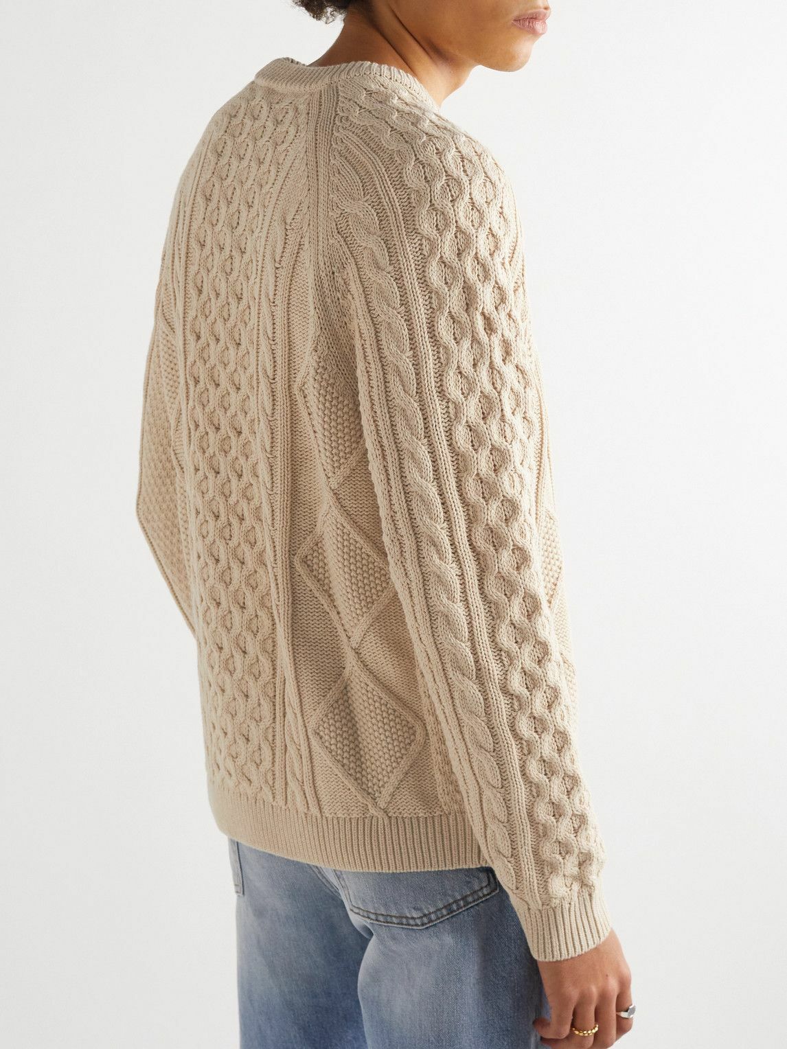 Nike CableKnit Sweater Neutrals Nike
