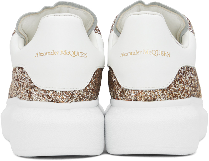 Alexander McQueen Gold Oversized Sneakers Alexander McQueen