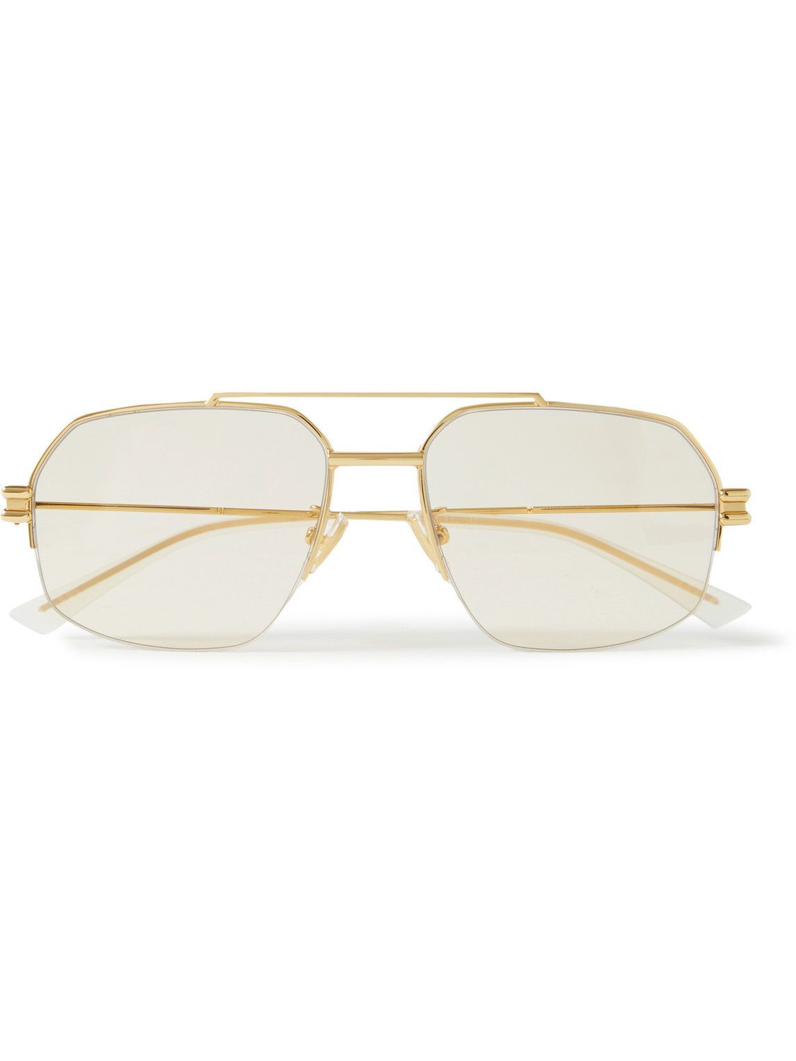 Bottega Veneta - Aviator-Style Gold-Tone Sunglasses Bottega Veneta