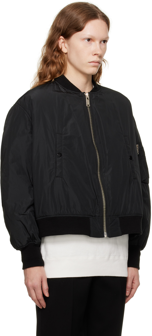 Undercover Black Embroidered Bomber Jacket Undercover