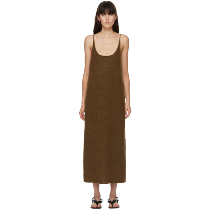 brown knit tank