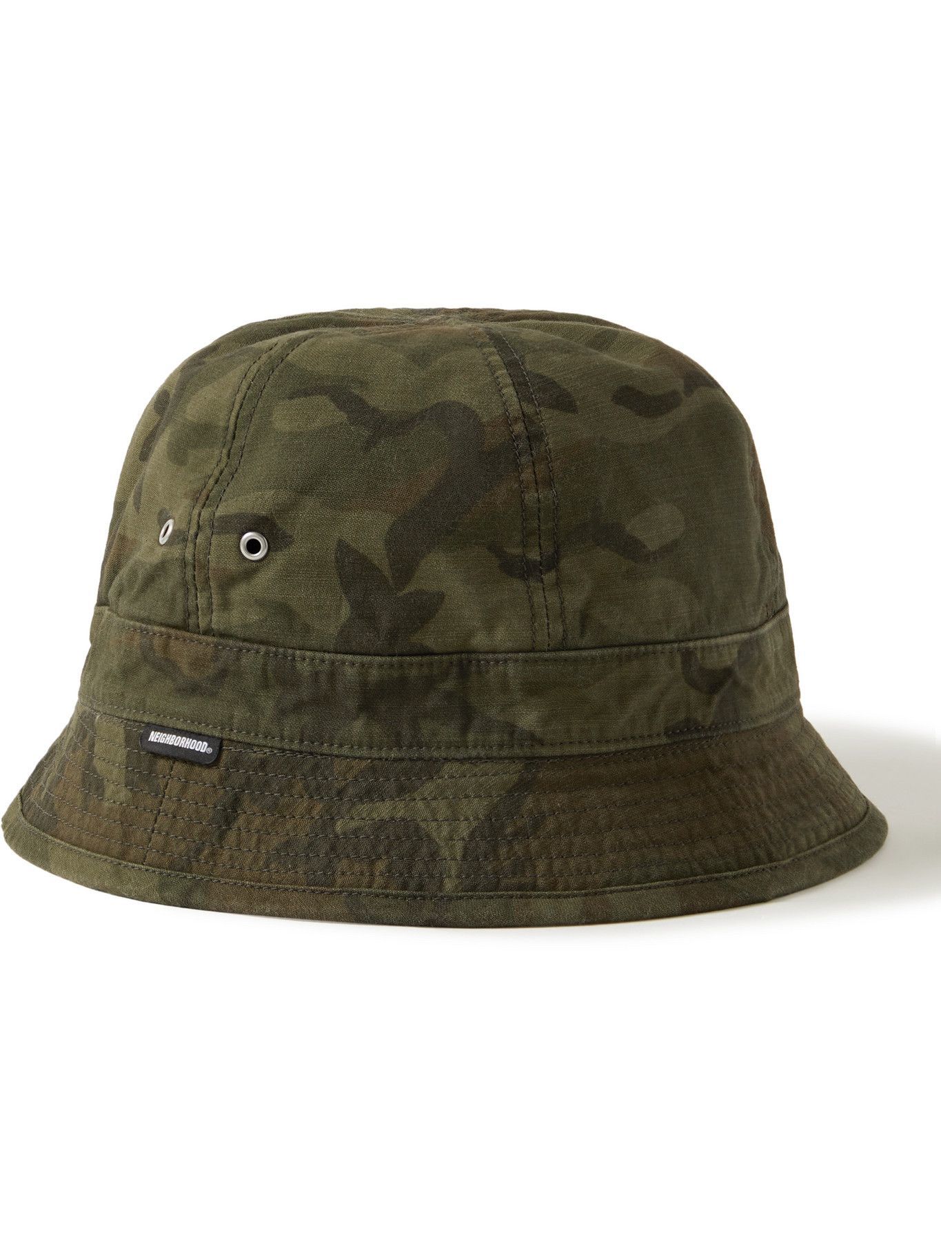 Neighborhood - Camouflage-Print Cotton Bucket Hat Neighborhood