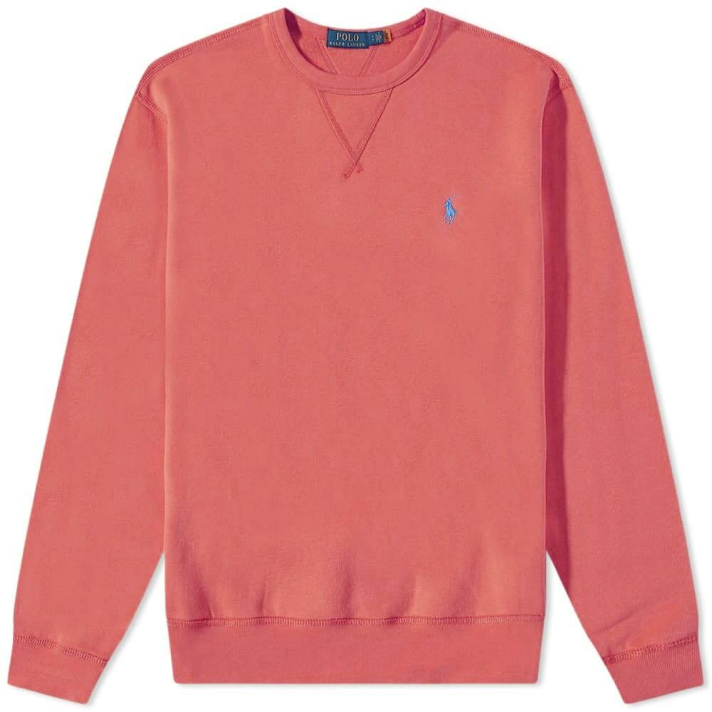 Polo Ralph Lauren Men's Vintage Fleece Crew Sweat in Adirondack Berry Polo  Ralph Lauren