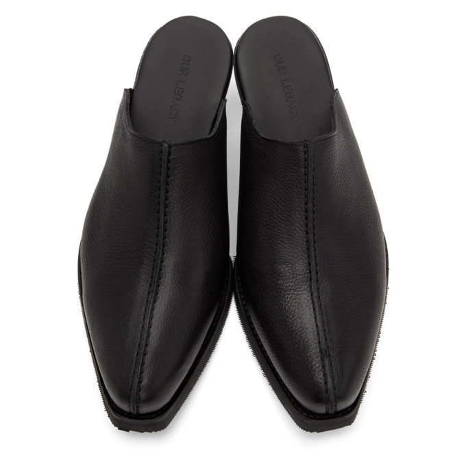 Our Legacy Black Slip-On Mules Our Legacy