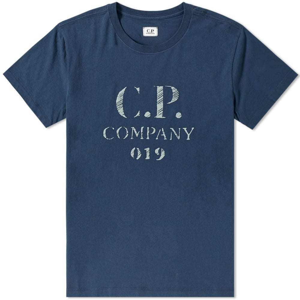 C P Company Reflective Logo Tee C P Company