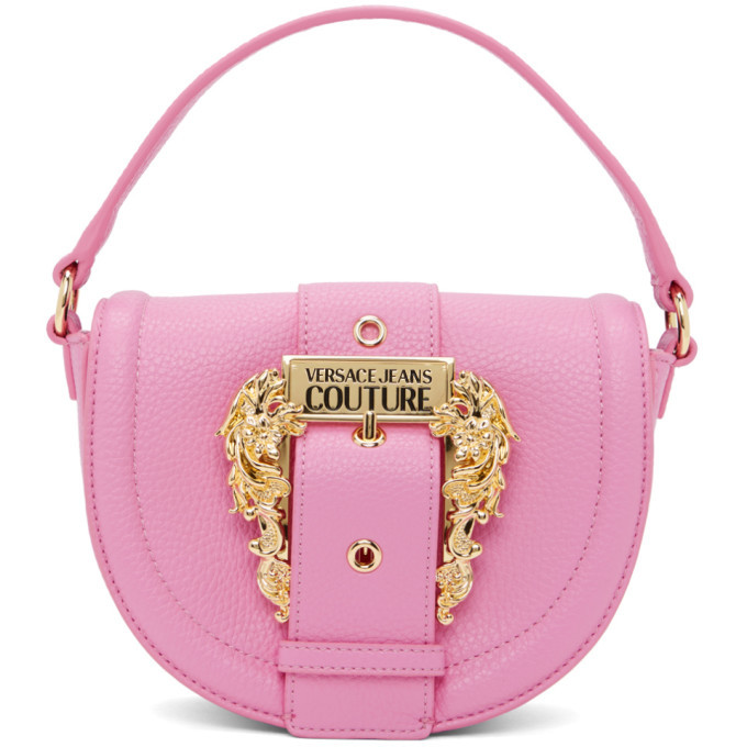 Versace Jeans Couture Pink Round Buckle 