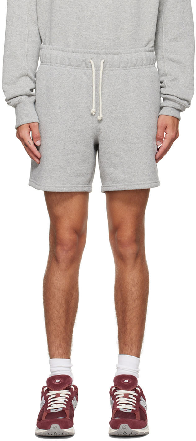 New Balance Gray Made in USA Core Shorts