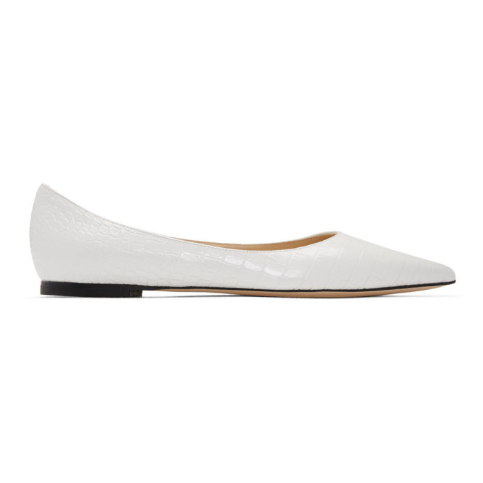 jimmy choo love croc flat