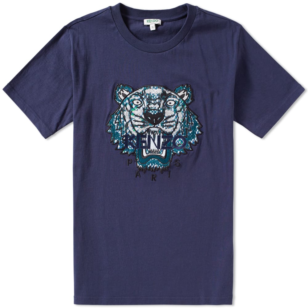 Kenzo Silk Tiger Face Tee Kenzo