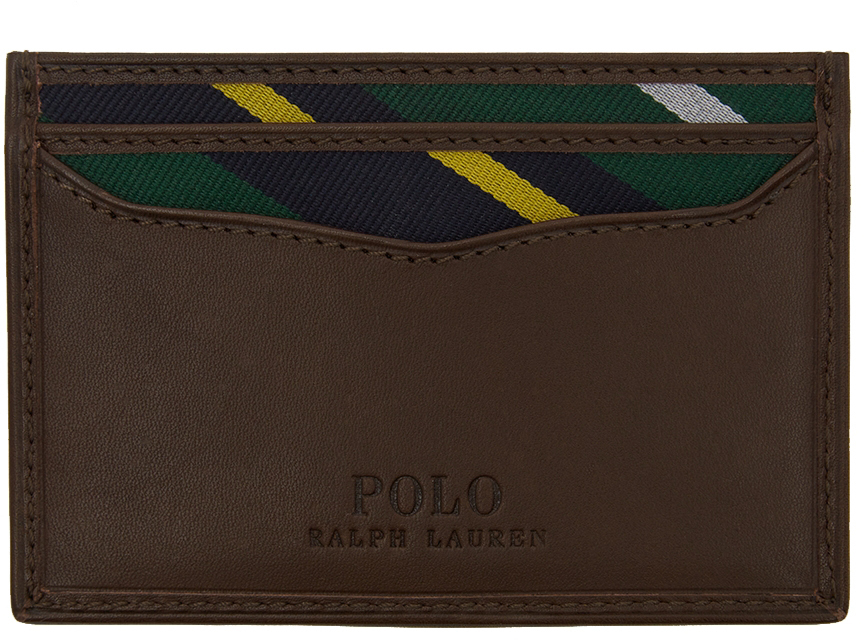 Photo: Polo Ralph Lauren Brown Patch Card Holder