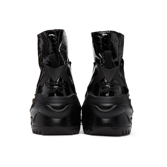 Maison Margiela Black Reebok Edition Tabi Instapump Fury Lo Sneakers Maison Margiela