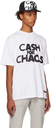 DEVÁ STATES White 'Cash for Chaos' T-Shirt