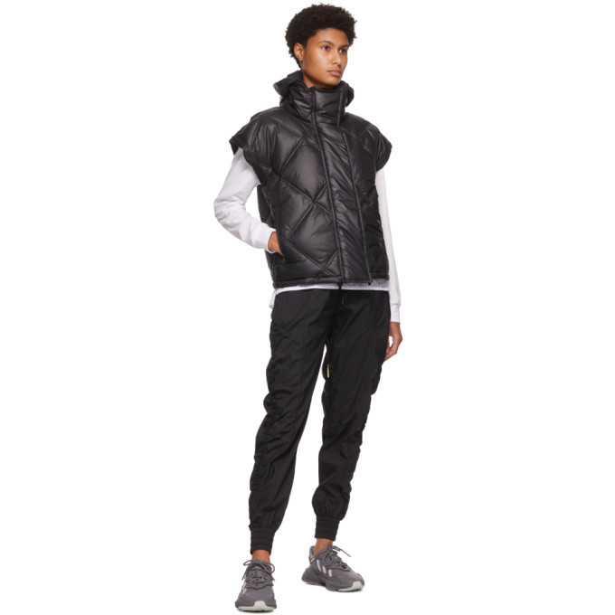 adidas by Stella McCartney Black Recycled Ripstop Track Pants 