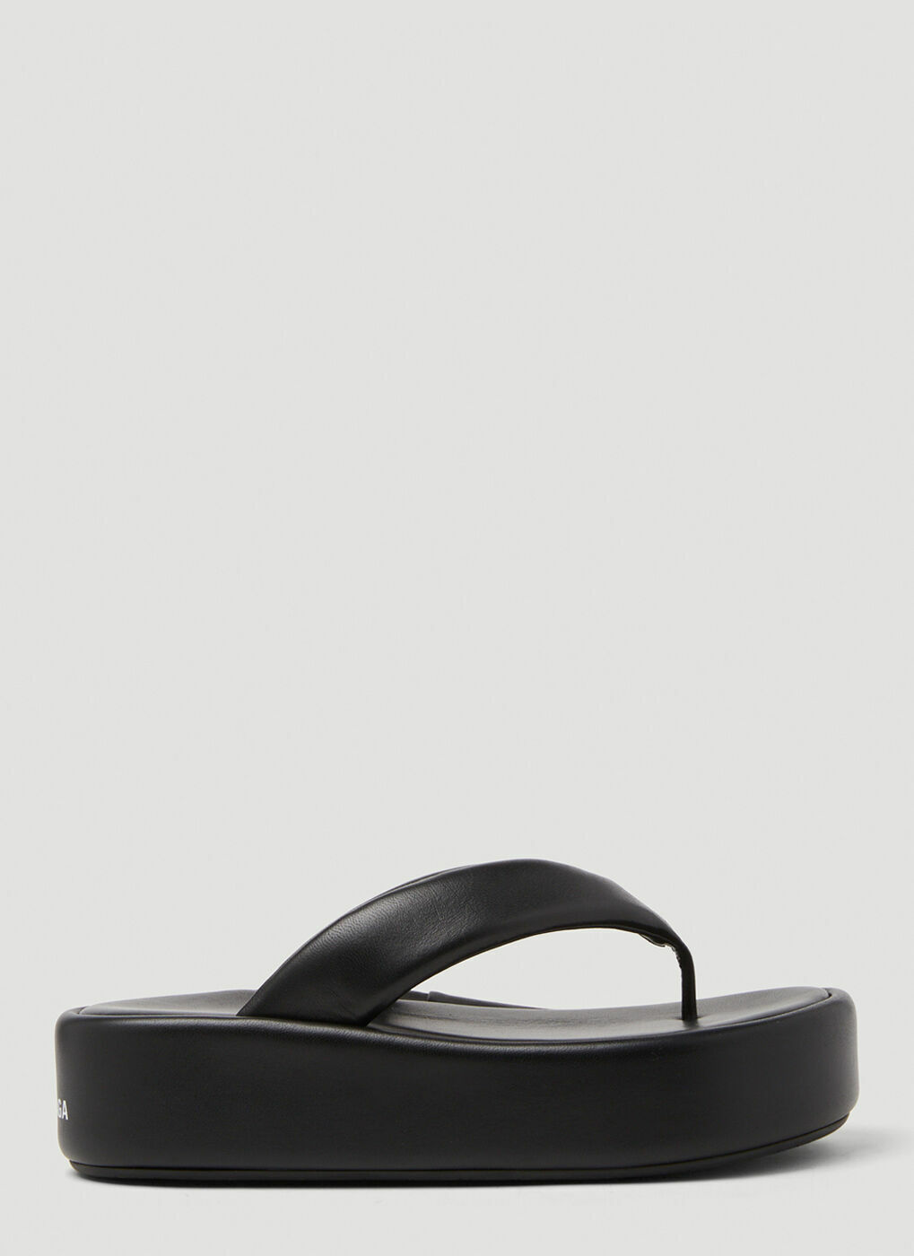 Rise Flip Flop Sandals in Black Balenciaga