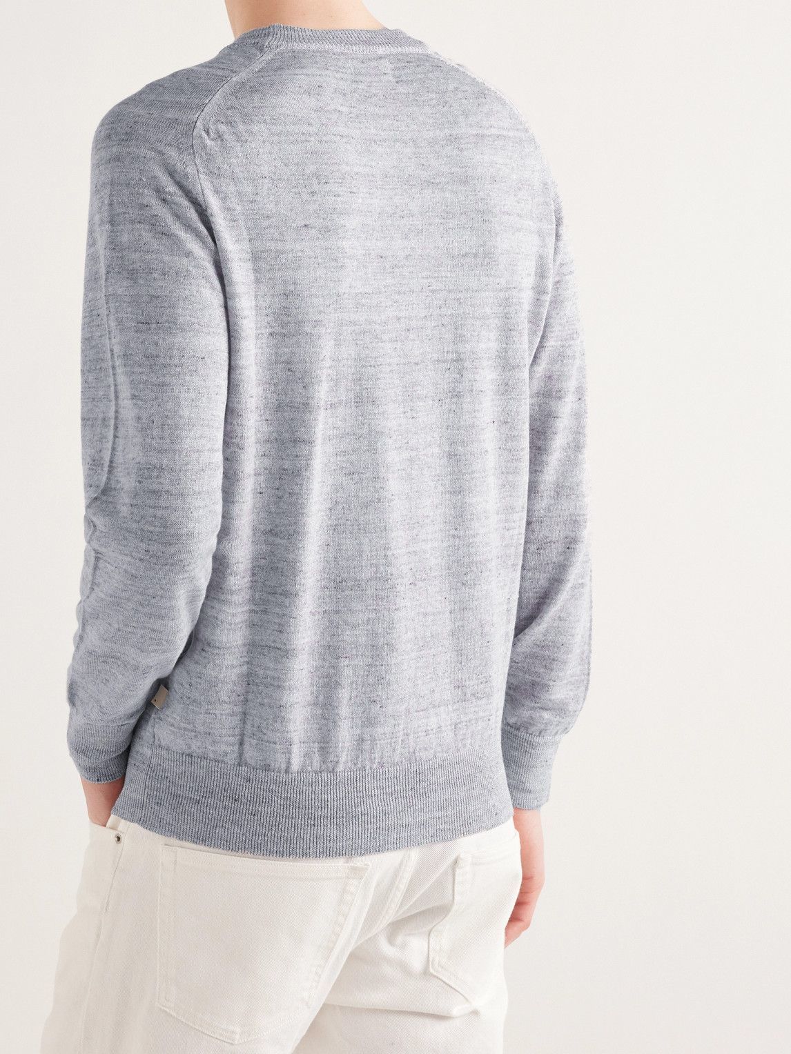 Bellerose - Nepro Linen And Wool-Blend Sweater - Gray Bellerose
