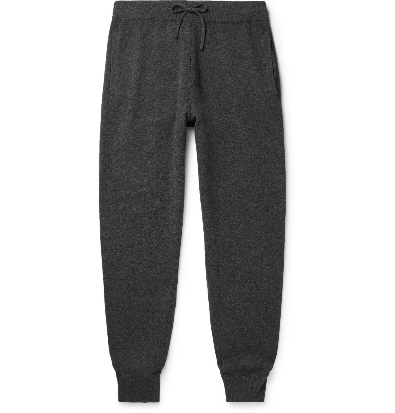 Mr P. - Tapered Double-Faced Cashmere Sweatpants - Gray Mr P.