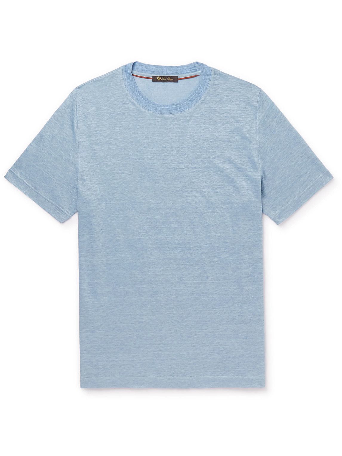 Loro Piana - Linen T-Shirt - Blue Loro Piana