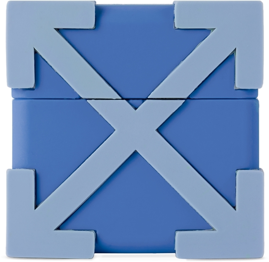 OffWhite Blue Arrow Airpods Pro Case OffWhite