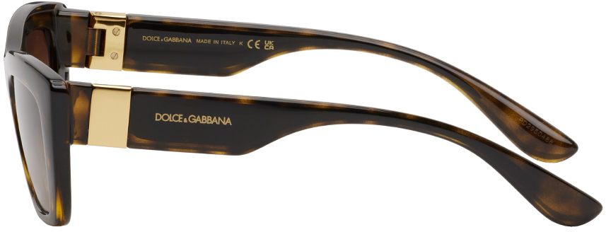 Dolce & Gabbana Tortoiseshell Step Injection Sunglasses Dolce & Gabbana