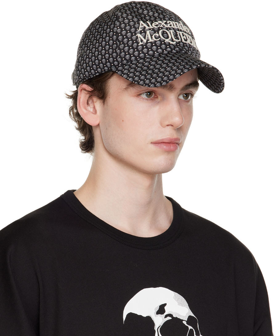 Alexander McQueen Black Skull Cap Alexander McQueen