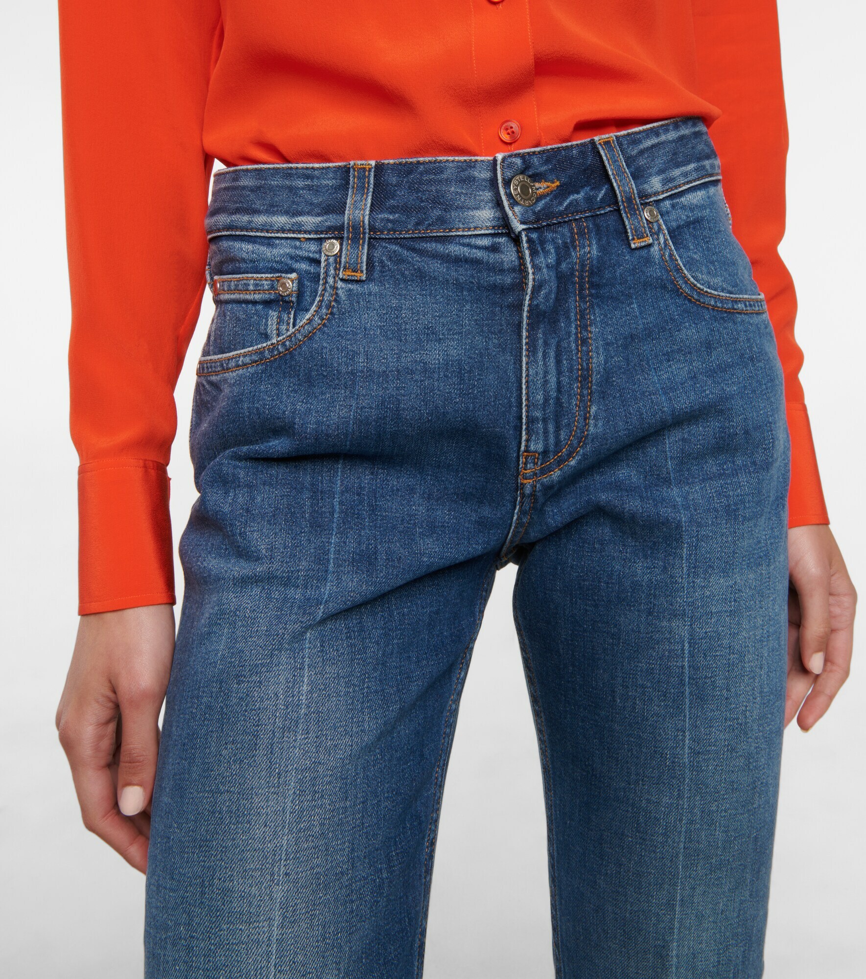 Stella McCartney - Mid-rise straight jeans Stella McCartney