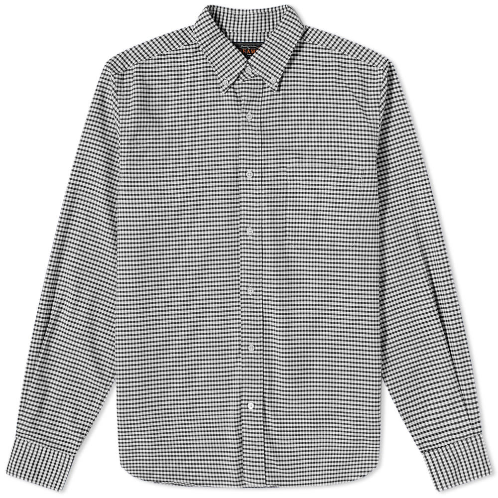 Beams Plus Button Down Gingham Oxford Shirt Beams Plus