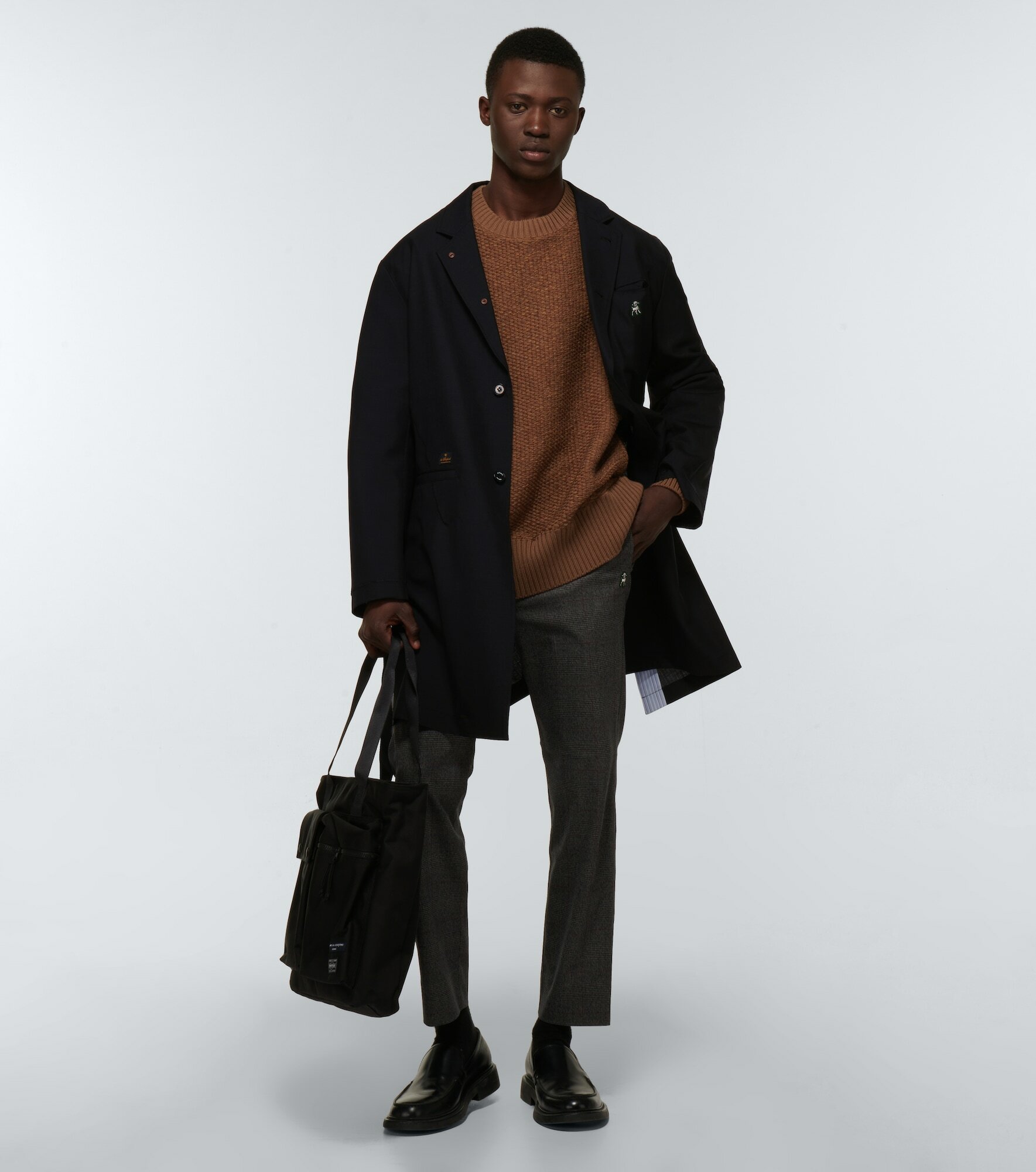 Undercover - The Shepherd mohair and wool coat Undercover