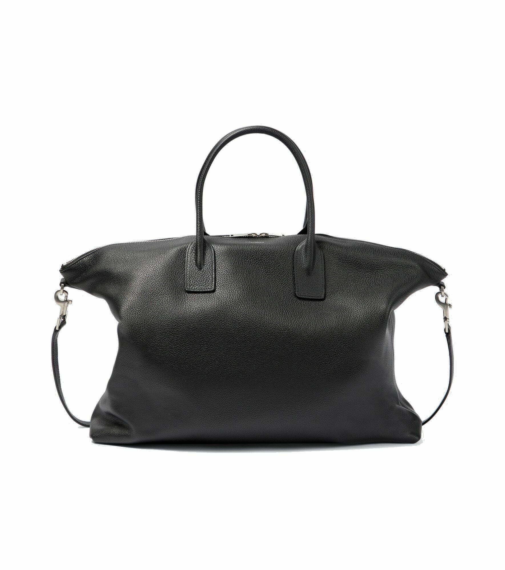 Saint Laurent - Giant leather bowling bag Saint Laurent