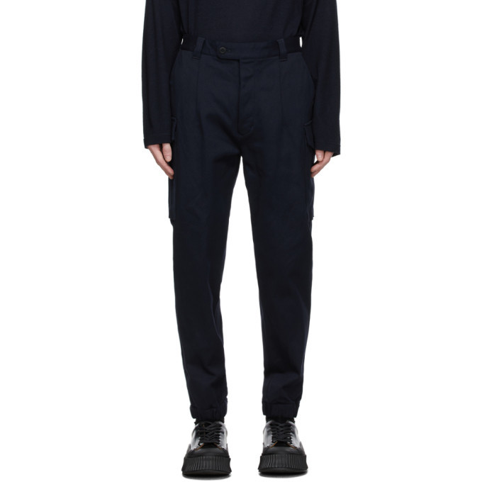 tss Navy Cuffed Military Cargo Pants tss