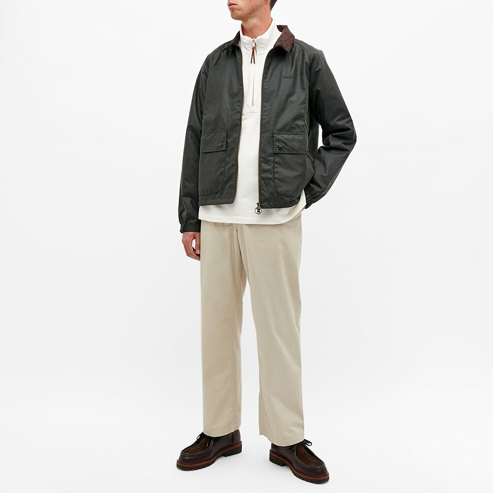 Barbour Men's Dom Wax Jacket in Sage Barbour