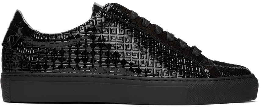 givenchy urban street patent leather sneakers