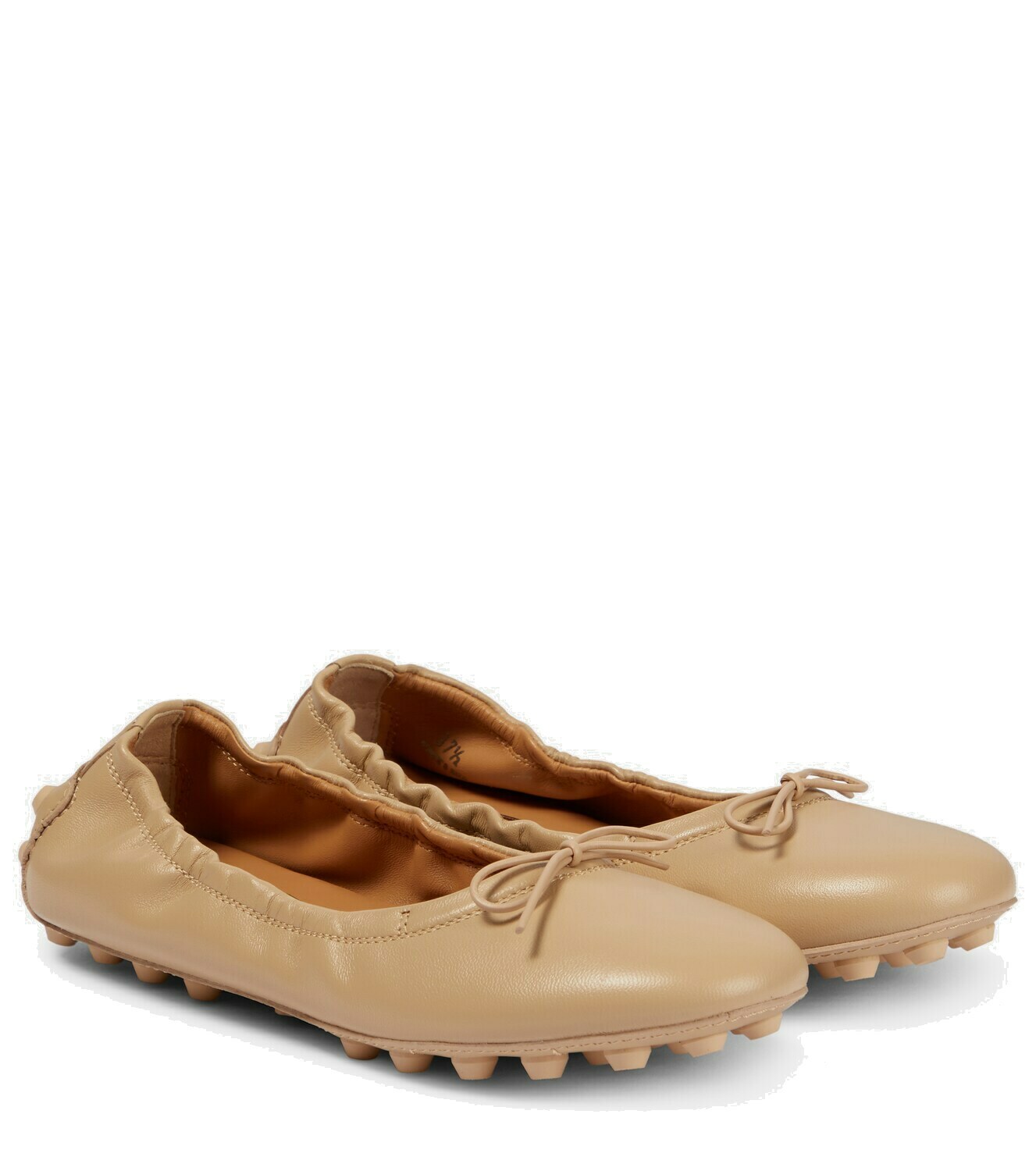 Tod's - Bubble leather ballet flats Tod's