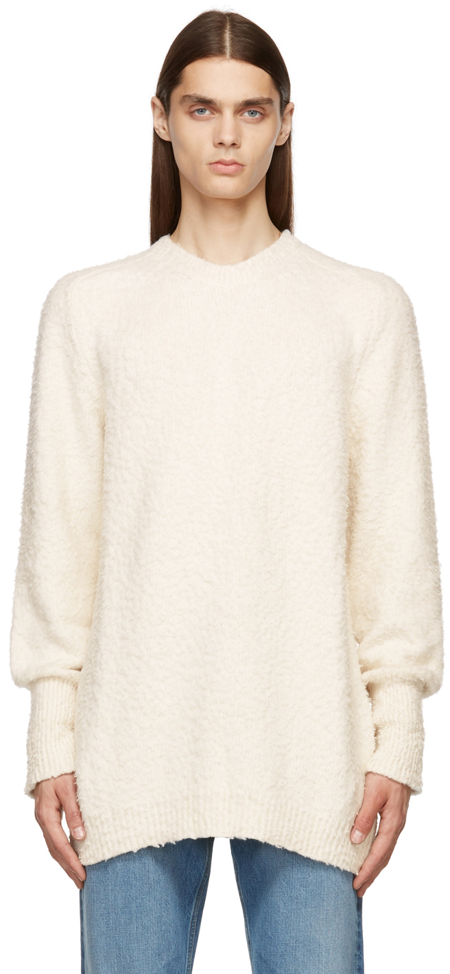 Maison Margiela OffWhite Oversized Sweater Maison Margiela