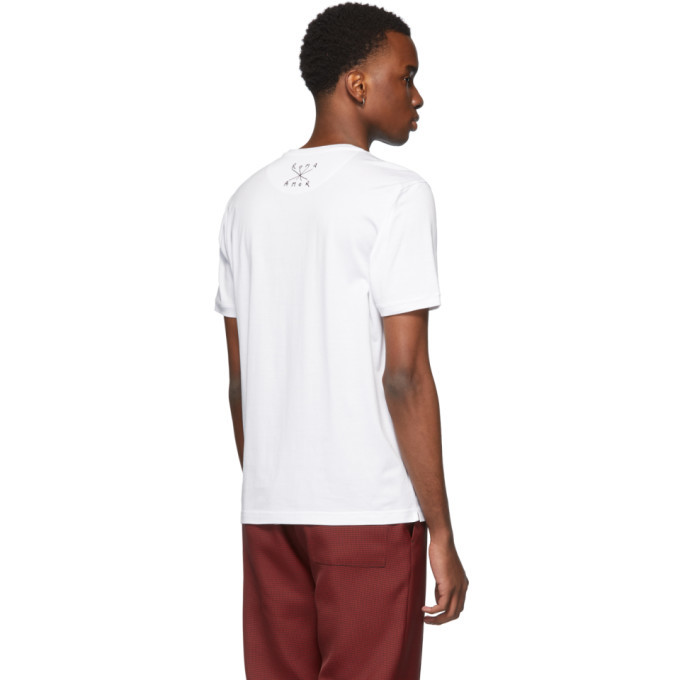 Fendi White Roma Amor Logo T-Shirt Fendi