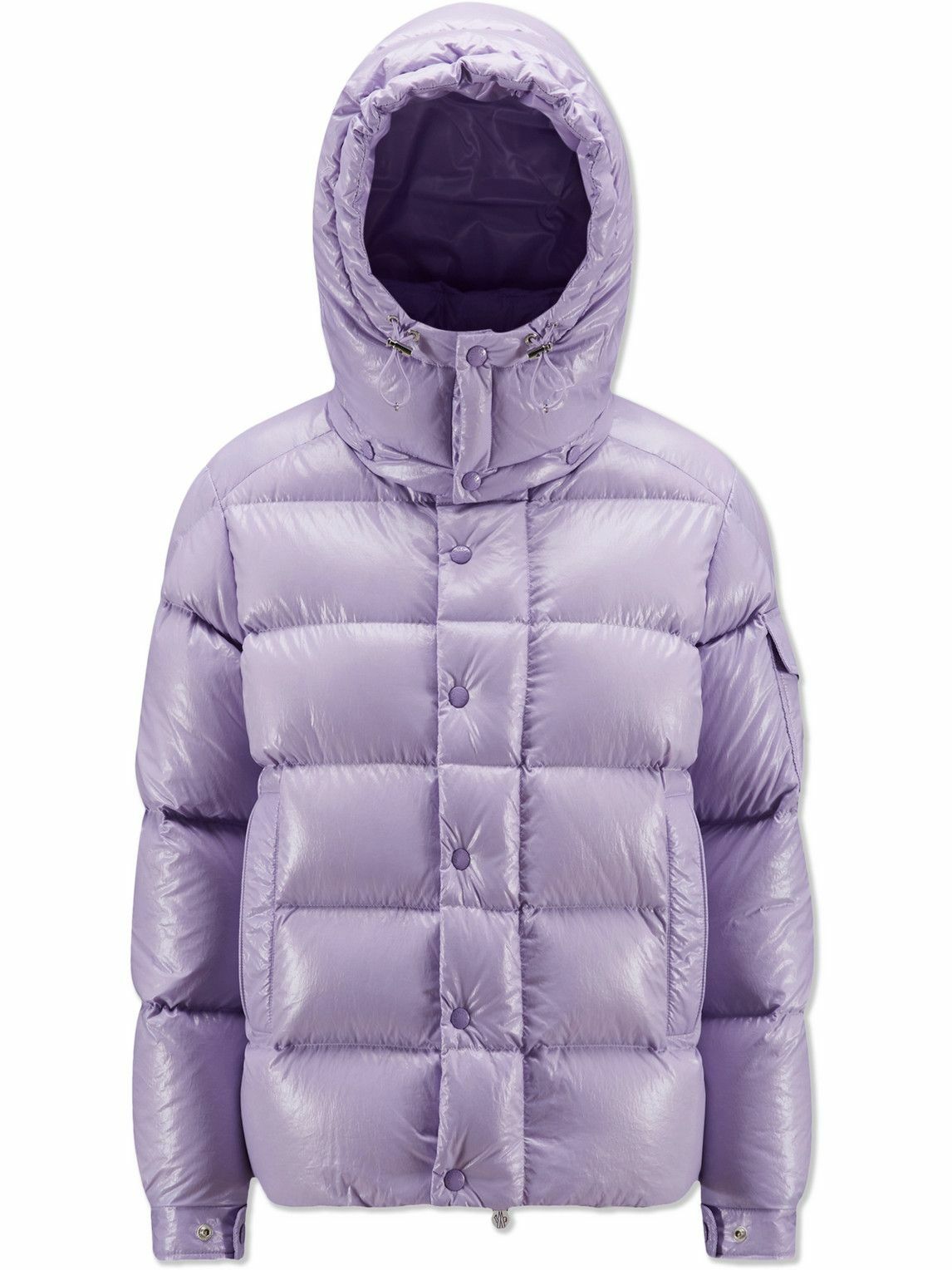 Moncler - Maya 70 Quilted Hooded Down Jacket - Purple Moncler