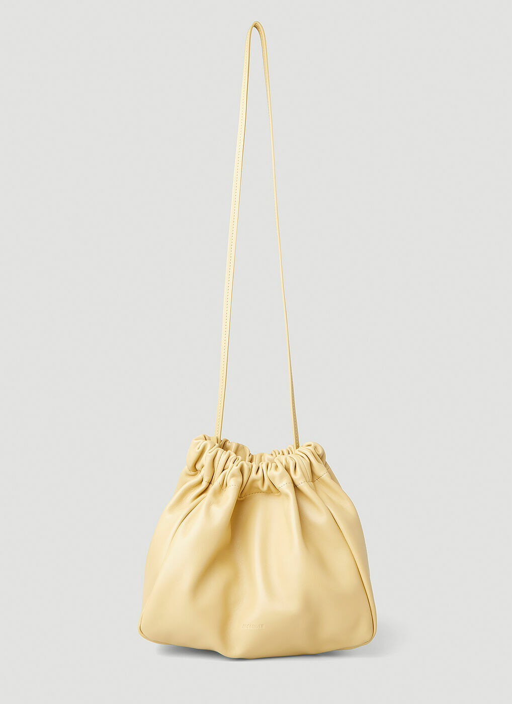 Scrunch Shoulder Bag in Yellow Jil Sander
