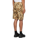 1017 ALYX 9SM Tan and Black Terry Leopard Shorts