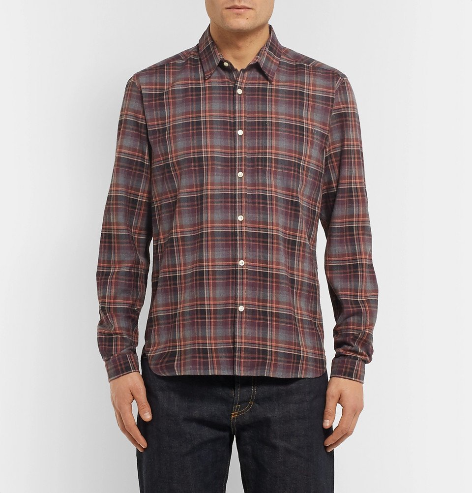Oliver Spencer - New York Special Checked Cotton-Flannel Shirt - Men - Multi
