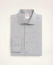 Brooks Brothers Men's Madison Relaxed-Fit Dress Shirt, Poplin English Collar End-On-End | Grey
