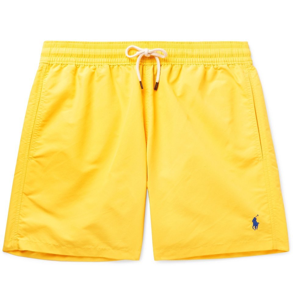 Polo Ralph Lauren - Traveller Mid-Length Swim Shorts - Men - Yellow Polo  Ralph Lauren