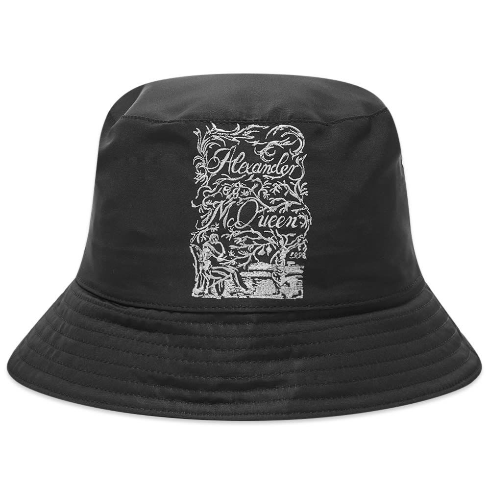 Alexander McQueen Script Logo Bucket Hat Alexander McQueen