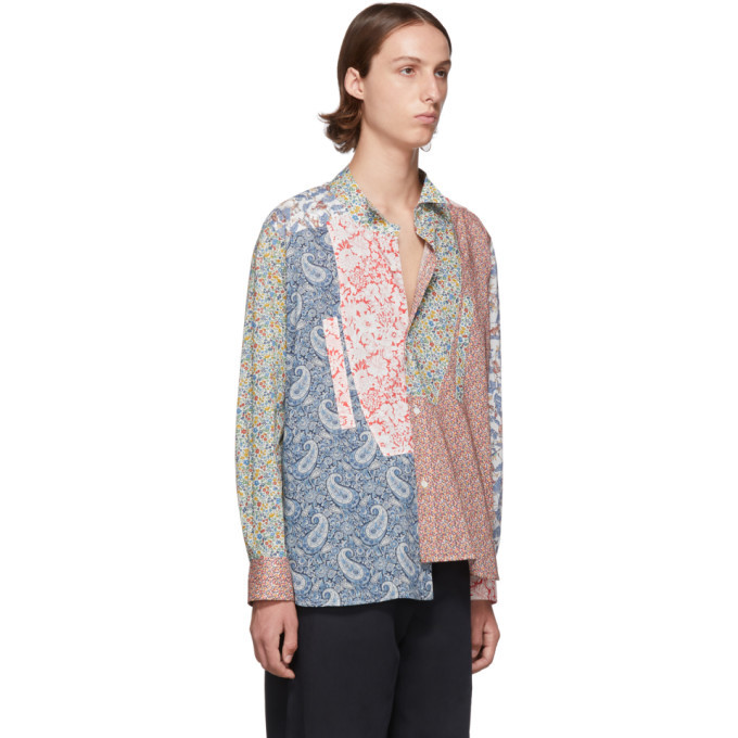 loewe patchwork shirt