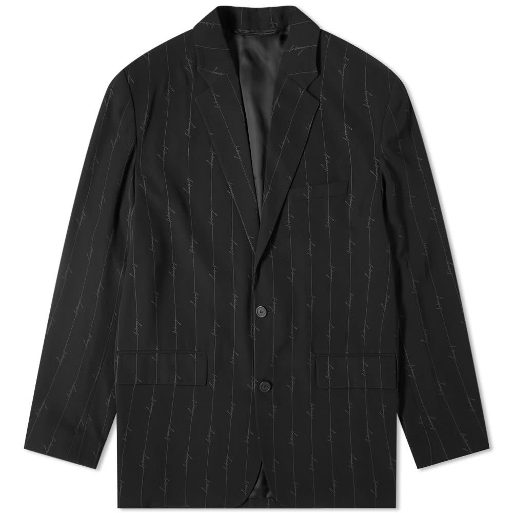 Photo: Balenciaga Signature Logo Boxy Suit Jacket