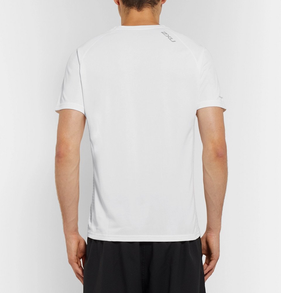 2XU - X-VENT Mesh-Panelled Jersey T-Shirt - White 2XU