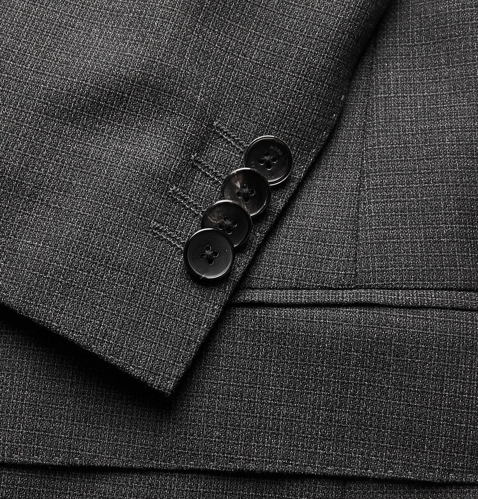 doos Injectie Leia Hugo Boss - Dark-Grey Huge Genius Slim-Fit Virgin Wool Suit - Men - Gray  Hugo Boss